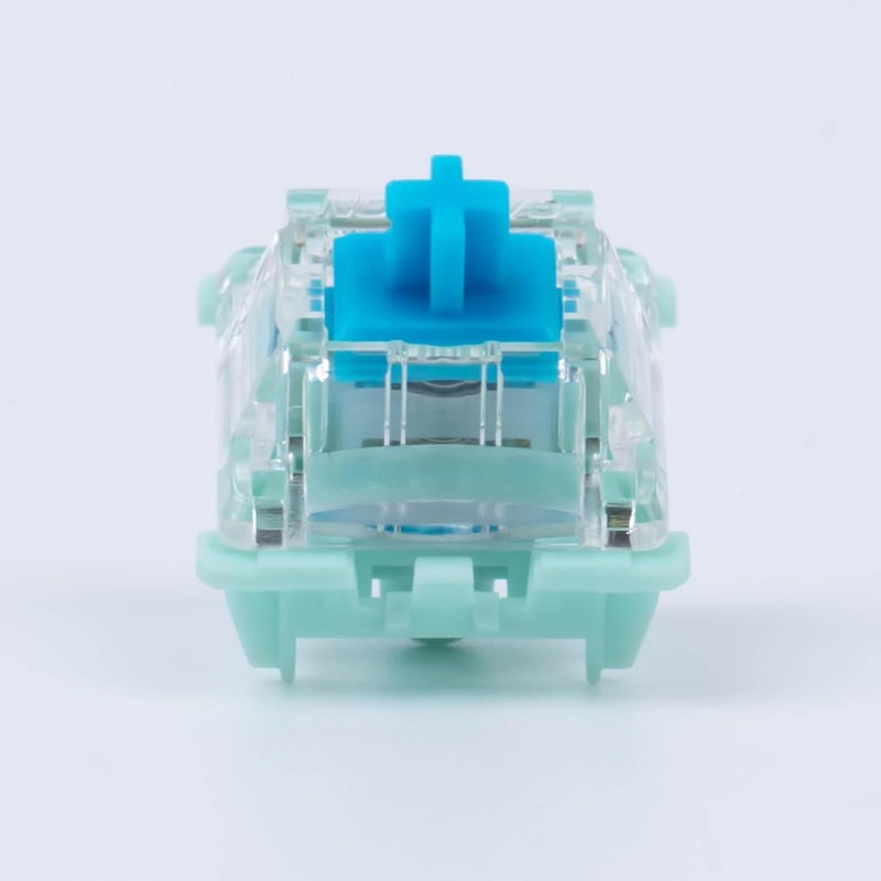 kutethy Gateron Jade 3.0 Double-Stage Spring Blue Switches,3-Pin 60gf Clicky/Pre Lubed for Mechanical Keyboard（Blue,36pcs） - Image 3